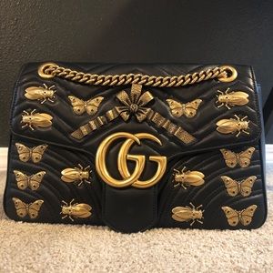 gucci butterfly crossbody